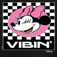 thumbnail image 3 of Disney - Minnie Mouse - Checkered Board Vibin' - Youth Long Sleeve Graphic T-Shirt, 3 of 5