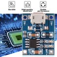 thumbnail image 2 of Newly Upgraded Version 2 PACKS LOT TP4056 1A Lipo Battery Charging Board Charger Module lithium battery DIY MICRO Port Mike USB Input Voltage 4.5V - 5.5V Blue, 2 of 7