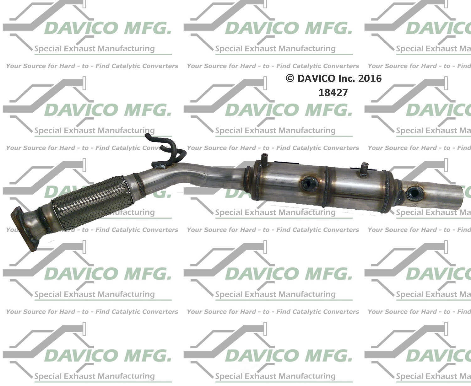Davico Mfg 18427 Direct-Fit Catalytic Converter