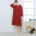 thumbnail image 5 of Zoeecloth Men's Womens Long Hooded Bathrobe Zipper Robes Spring Summer Housecoat Nightgown Sleepwear Pajamas M-XL, 5 of 8