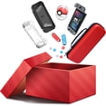 thumbnail image 3 of HEYSTOP 6 in 1 Accessories Kit for Nintendo Switch,Nintendo Switch Carrying Case Clear Case Dockable Pokeball Plus Case, TPU Protective Case, Tempered Glass Screen Protector Thumb Grips Caps, 3 of 8