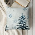 thumbnail image 3 of SHANXI Snow Pine Trees Pillow Covers - Throw Pillow Covers for Home Couch Christmas Holiday Decoration 12x12in, 3 of 5