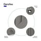 thumbnail image 2 of Cortinas Blackout Aislamiento Térmico 2 Paneles 215 X 135 Cm Color Gris oscuro, 2 of 3