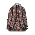 thumbnail image 3 of "Wildflower & Sunflower Pattern Backpack - Stylish School Backpack for Women, Roomy, Water-Resistant, Comfortable for Commuting & Campus", 3 of 6