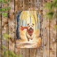 thumbnail image 2 of Welcome Fall Soft Coated Wheaten Terrier Strolling Through the Autumn Maple Forest Vertical Metal Aluminum Sign Wheatie Dog Lover Wall Art Home Decor - 12012, 2 of 5