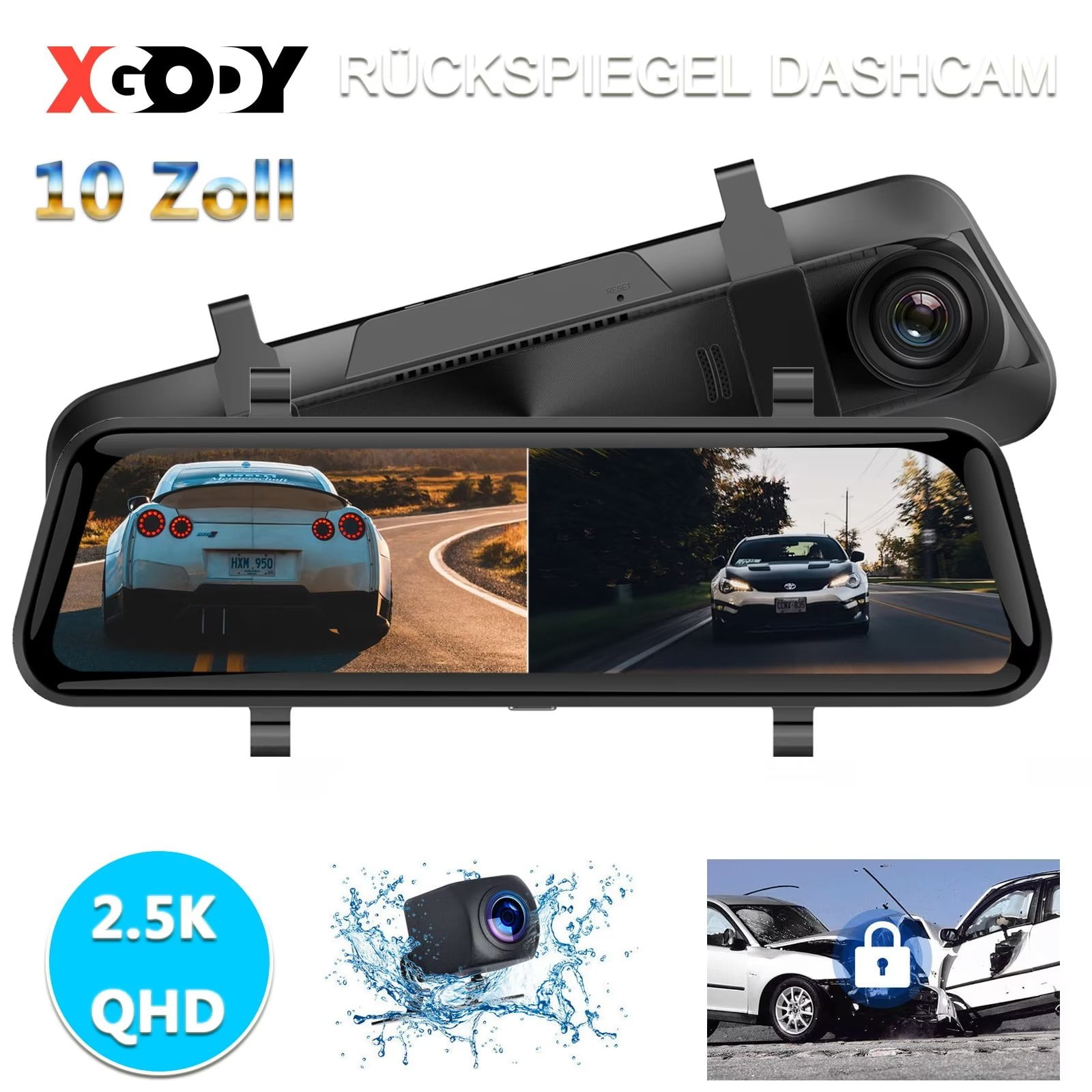 xgody car dash cam