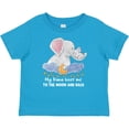 thumbnail image 3 of Inktastic My Nana Loves me to the Moon and Back Elephant Family Boys or Girls Baby T-Shirt, 3 of 5