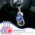 thumbnail image 4 of 4pcs Practical Anti-lost Locator Cover Protective Key Chain Holder Silicone Cover Compatible for Airtag, 4 of 8