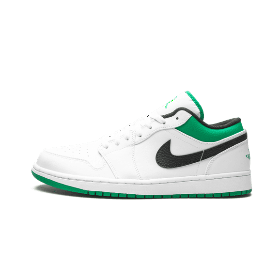 Jordan MENS Air Jordan 1 Low "White / Lucky Green" 553558 129 from Stadium Goods