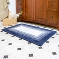 thumbnail image 2 of Chesapeake  Whitney Ombre 2Pc. Reversible Bath Rug Set(21"x34"&17"x24") Deep Denim, 2 of 6