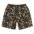 thumbnail image 3 of Uemuo Mushroom Garnish Pattern Men's Swim Trunks Hawaiian Beach Bathing Suit Swimsuits Beach Quick-Dry Shorts with Pockets-Medium, 3 of 9