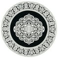 thumbnail image 4 of SAFAVIEH Marbella Beatrice Traditional Area Rug, Black/Ivory, 8' x 10', 4 of 10