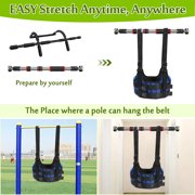 MybowBack Stretcher Decompression Belt, Blue and Black