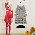 thumbnail image 5 of Felt Christmas Advent Calendar, Wall Santa Advent Calendar with Pockets 24 Days Reusable Christmas Countdown Calendar Hanging Xmas Decorations, 5 of 5