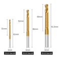thumbnail image 4 of 6 Piece Set Titanium Coated Pagoda Drill Sawtooth Drill, 4 of 5