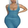 thumbnail image 1 of PENGXIANG Femmes Longue Bodycon Maxi Robe de Réservoir U Cou Côtelé de Base Robe d'Été Robes de Soleil, 1 of 7