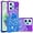 Purple Blue, variant on Slim Fit Phone Case for Redmi Note 12 4G, Bling Shiny Quicksand Effect TPU Bumper Case with Four Corners Heavy Anti-Fall Protection for Redmi Note 12 4G,Blue Purple