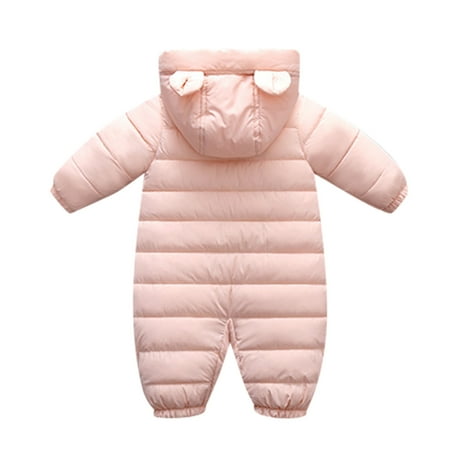 

TOWED22 Baby Bodysuit Girl Baby Romper Sweatshirt Cotton Spring Autumn Clothes Boys Girls One Piece Bodysuit Pink
