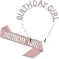 thumbnail image 1 of Birthday Crowns , Rose-gold Birthday Girl Sash & Birthday Tiara, 1 of 5
