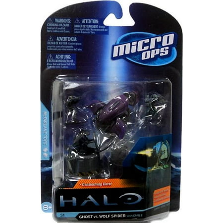 - McFarlane Halo Micro Ops Series 1 Ghost vs. Wolf Spider Turret Mini Figure