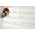 thumbnail image 2 of Bamboo Comfort 1171KGWH King Size Bamboo Luxury 3 Line Embroidered Sheet Set, White - 4 Piece, 2 of 3