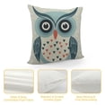 thumbnail image 4 of ARISTURING  Watercolor Green Owl Spring Summer Fall Y'all Autumn Home Sofa Chair Bed Decoration Lumbar Pillowcase Decorative Throw Pillow Cover Case, 4 of 5