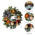 thumbnail image 5 of Fall Decor Wreath for Front Door 16 inches - Thanksgiving Decorations for Home Autumn Wreaths Outside Wall Window, 5 of 5