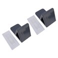 thumbnail image 2 of Shower Foot Rest, 2 Pcs Shower Foot Rest Foot Stool Shower Shaving Foot Rest with Anti Slip Shower Foot Pedal Holder for Shaving Legs No Drill Wall Mounted Triangular, 2 of 7