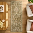 thumbnail image 5 of Better Homes and Garden Modern Oushak Low Pile Stain and Fade Resistant Indoor Runner Rug, Green, 2'7.5" x 7', 5 of 5