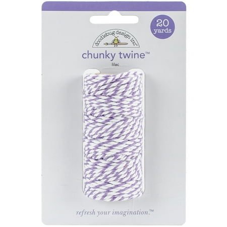 UPC: 0842715048133 | Doodlebug Monochromatic Chunky Twine 20yd-Lilac