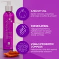 thumbnail image 3 of Andalou Naturals AGE DEFYING Apricot Probiotic Facial Cleansing Milk, 6oz, For Fine Lines & Wrinkles, 3 of 6