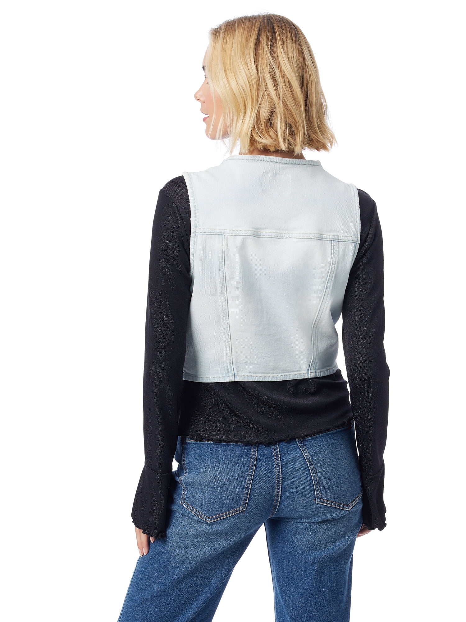 Jessica Simpson Women's and Women's Plus Denim Vest, Sizes XS-4X