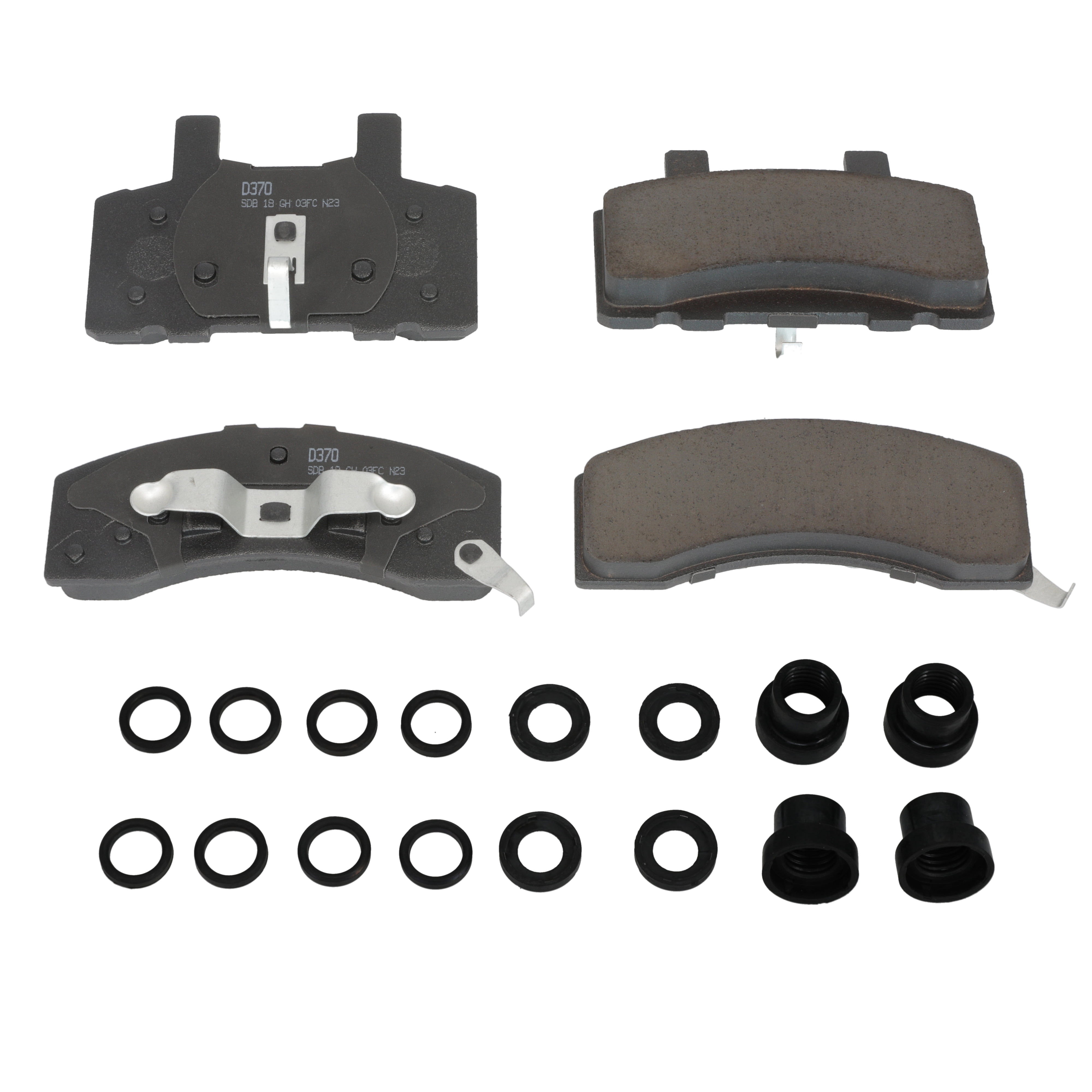 Winstop Brake Pad Set, Front WS.0370.0.C, Chevrolet C2500 2000-1988