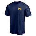 thumbnail image 2 of Men's Navy Michigan Wolverines Number One Dad T-Shirt, 2 of 3