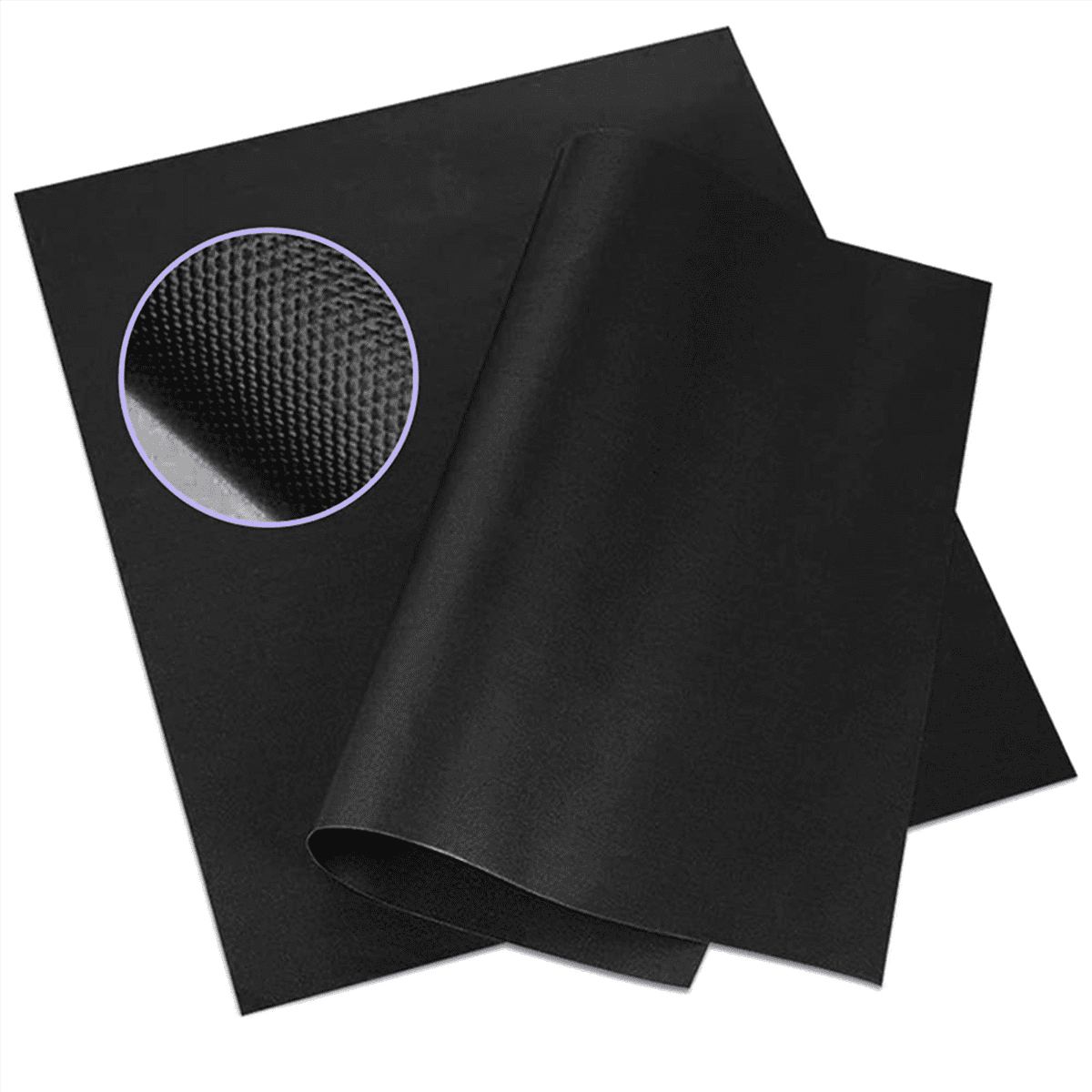 8 Pcs Black Oven Shelf Silicone Rack Guard + 4 Pcs Non Stick Oven Liners Mat for Keeping Oven Clean and Protecting