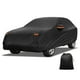 thumbnail image 1 of Cubierta de coche única Bargains película de aluminio cubierta exterior para todo clima protección impermeable con cremallera en la puerta del conductor negra para Ford Mustang Mach-E, 1 of 7