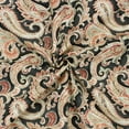 thumbnail image 3 of Better Homes & Gardens 54” 100% Cotton Fabric, 8 Yard by the Bolt, Painterly Paisley Black, 3 of 4