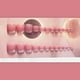 thumbnail image 3 of 24 Piezas Por Caja De Uñas Francesas Transparentes De Hielo color Transparente De Verano Desgaste Falsas Parche Desmontables Impermeables, 3 of 3