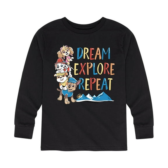 Paw Patrol - Dream, Explore, Repeat - Toddler And Youth Long Sleeve Graphic T-Shirt