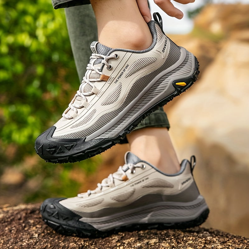Men's Road Running Shoes, Shock-Absorbing Professional Sneakers with Rubber Outsole for Anti-Slip and Lightweight Track and Field Use