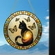 thumbnail image 3 of Vitral de gatos para colgar en ventana, marco de metal, decoración colgante, arte en vidrio artístico, detalles decorativos para el hogar, decoración para ventana de cocina, detalles para, 3 of 9