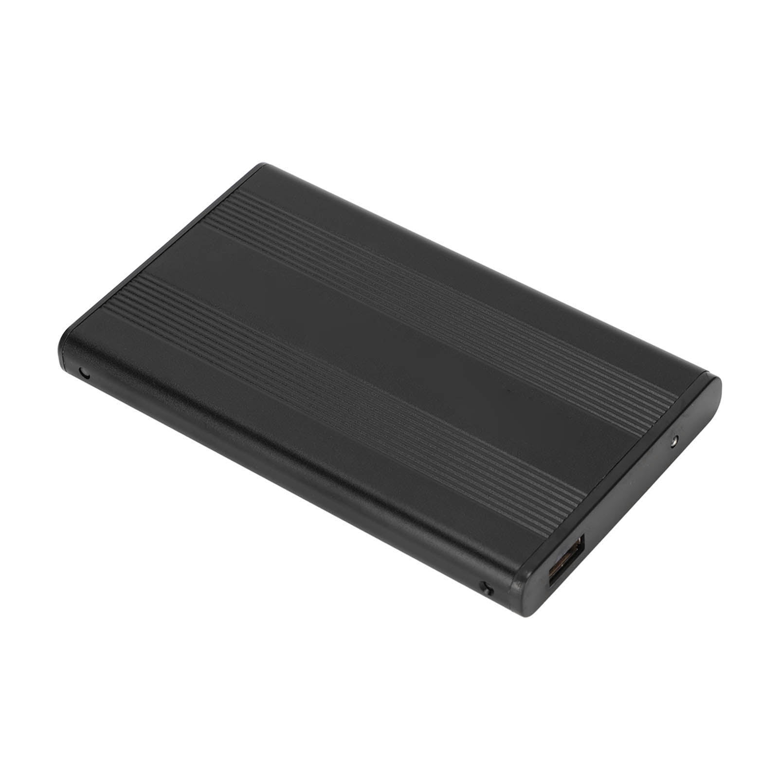 Hard Drive Enclosure, USB2.0 Transmission 480Mbps Transfer Rate 2.5in 2TB Capacity HDD Enclosure  for  for Vista for OS X Black