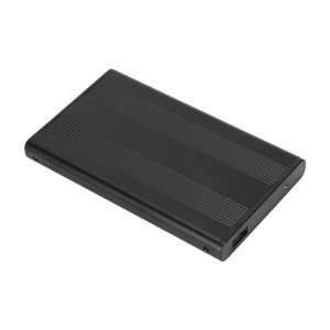 Boîtier du disque dur, transmission USB2.0 480Mbps Taux de transfert 2.5in 2TB Capacité HDD Pièce jointe pour Vista pour OS X Noir