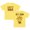 Yellow, variant on Jey Uso Yeet Golden Logo T-shirt Crewneck Short Sleeve Cotton Tee Women Men Streetwear Tops