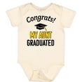 thumbnail image 3 of Inktastic Congrats My Aunt Graduated with Cap Boys or Girls Baby Bodysuit, 3 of 5