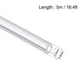 thumbnail image 2 of Tuberías de aire Uxcell para transferencia de agua con bomba de silicona transparente 1 paquete 0.09''x0.22''x16.4ft, 2 of 3