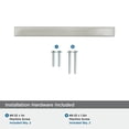 thumbnail image 4 of Amerock Monument 3-3/4 inch Center-to-Center Satin Nickel Cabinet Pull, 10 Pack, 4 of 5