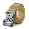 thumbnail image 1 of Cinturón táctico de estilo militar, correa de nailon resistente, cinturón resistente con hebilla de Metal de liberación rápida para hombres, 1 of 3