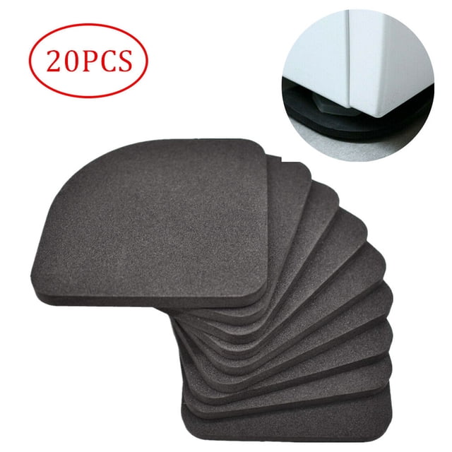 Jinsinto Shock Absorbing Washer Pads, Anti-Vibration Washer Mat Protector for Washing Machine Dryer Treadmill (20 Pack)