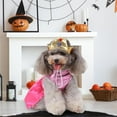 thumbnail image 5 of UOSIA Princess Dog Costume Pink Princess Dress, Cute Queen Dog Halloween Costume, 5 of 7